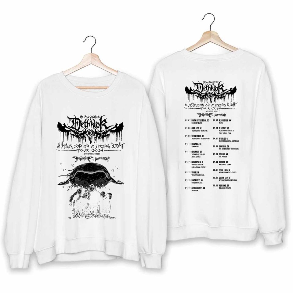 Dethklok Mutilation on a Spring Night 2024 Tour Shirt