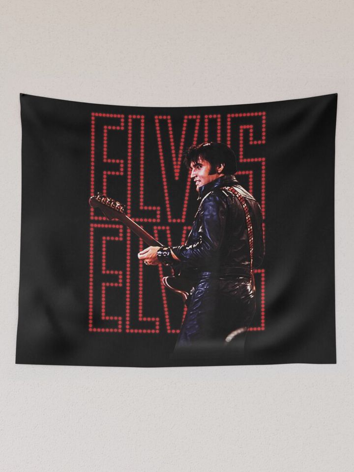The King Of Rock Elvis Presley Tapestry, Elvis Presley Home Decor