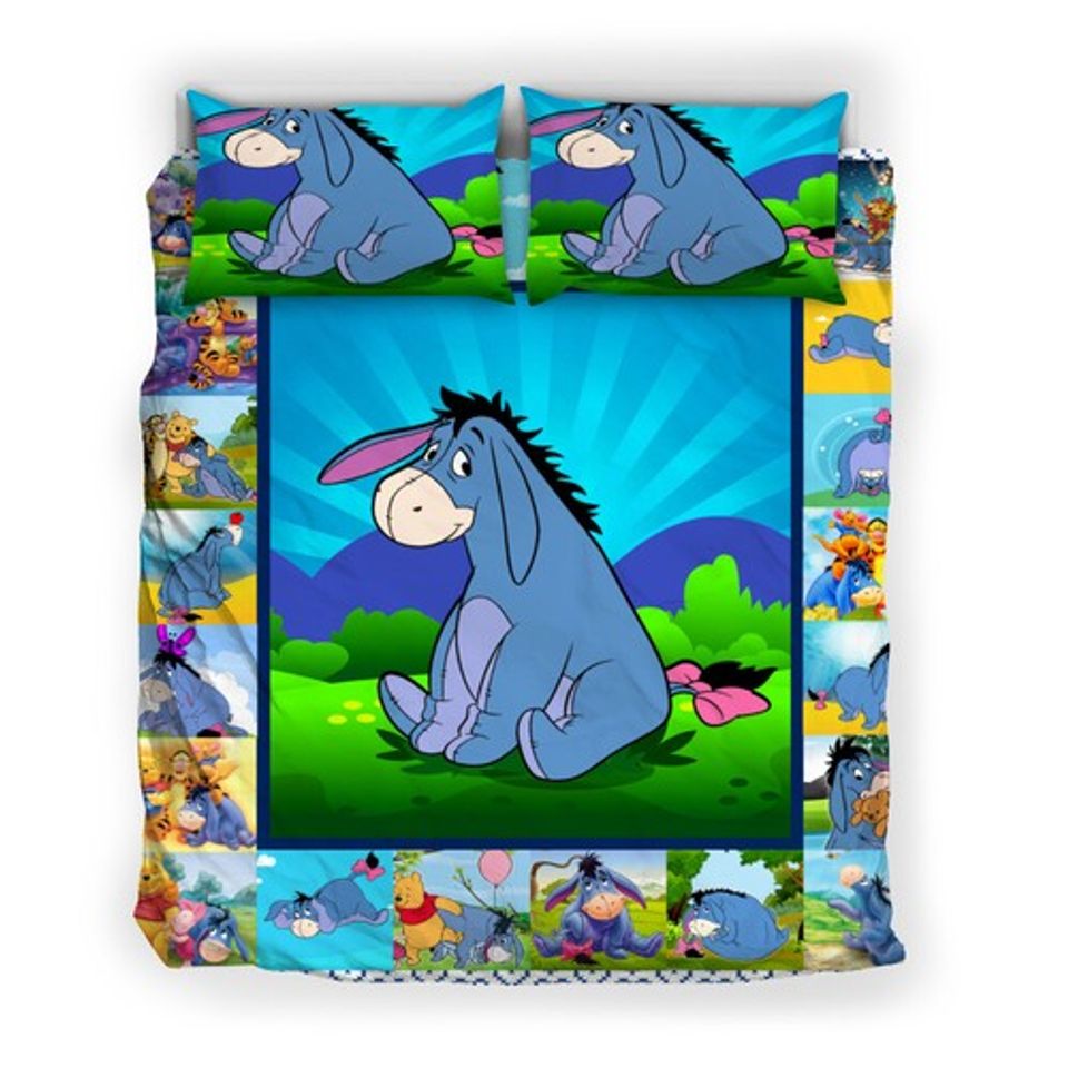 Winnie The Pooh Eeyore And Friends Disney Bedding Set, Cartoon Bedding