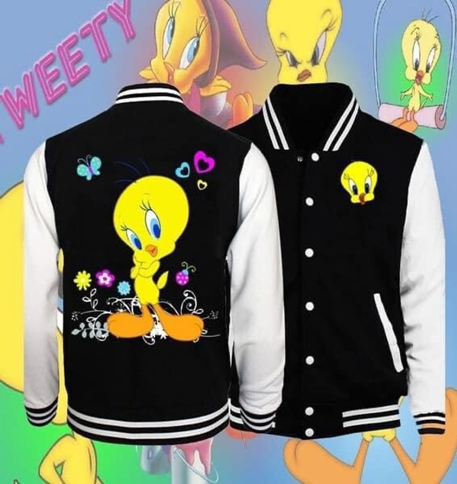 We Are Never Too Old For Tweety Bird Baseball Jacket, Cartoon Jacket
