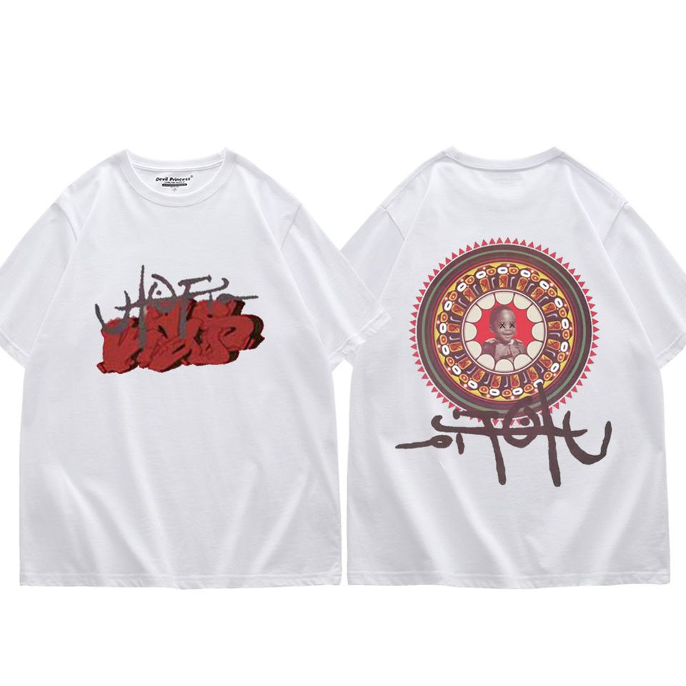 Rapper Cactus Jack Album Utopia Graphic T Shirts