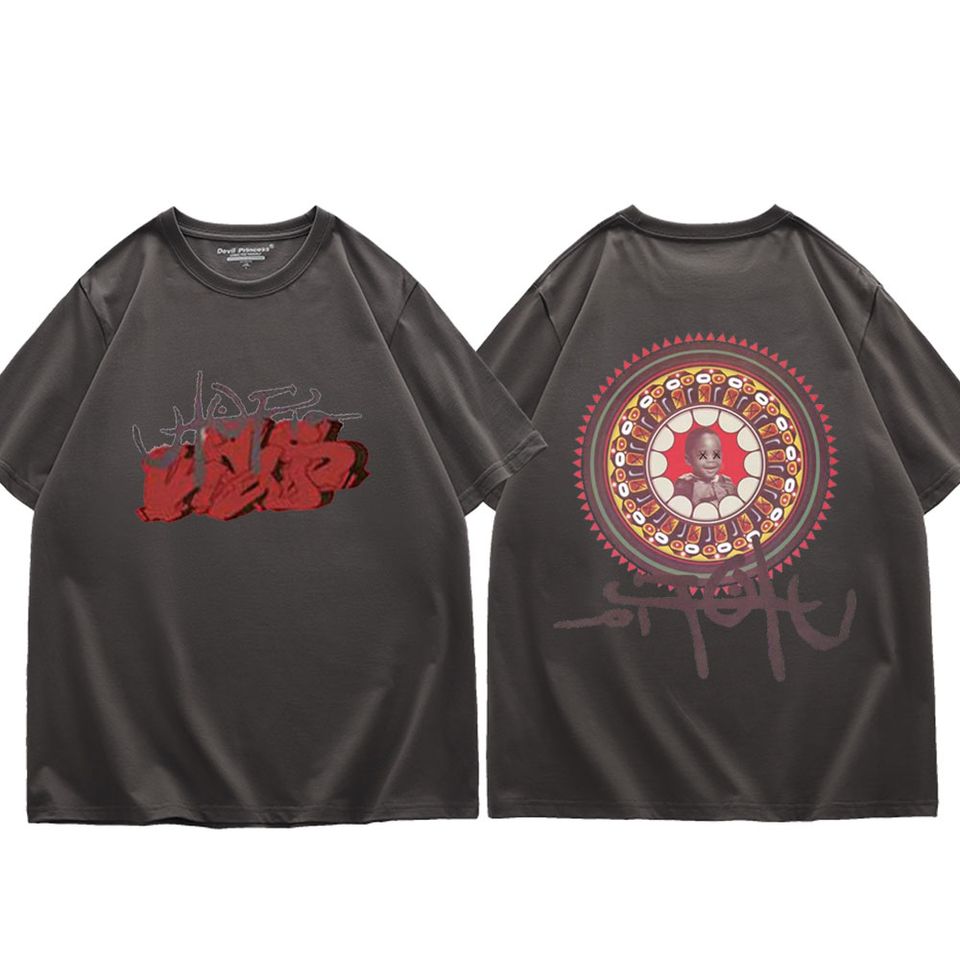 Rapper Cactus Jack Album Utopia Graphic T Shirts