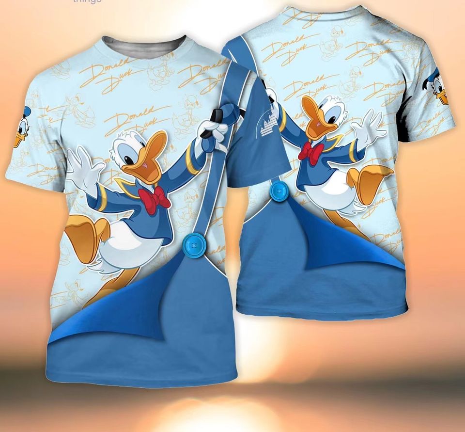 Donald Duck Disney Shirt, Disney 3D Printed Shirt