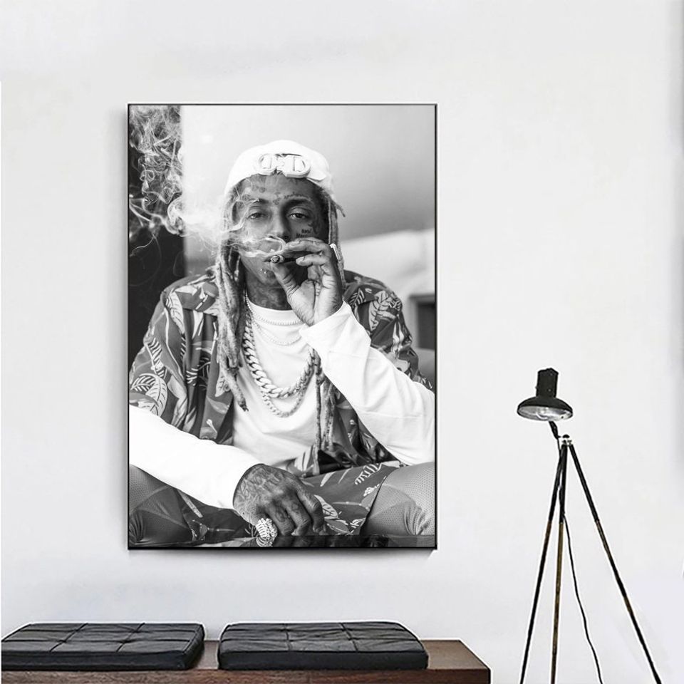 Lil Wayne Poster, Lil Wayne Concert Poster, Retro Music Poster