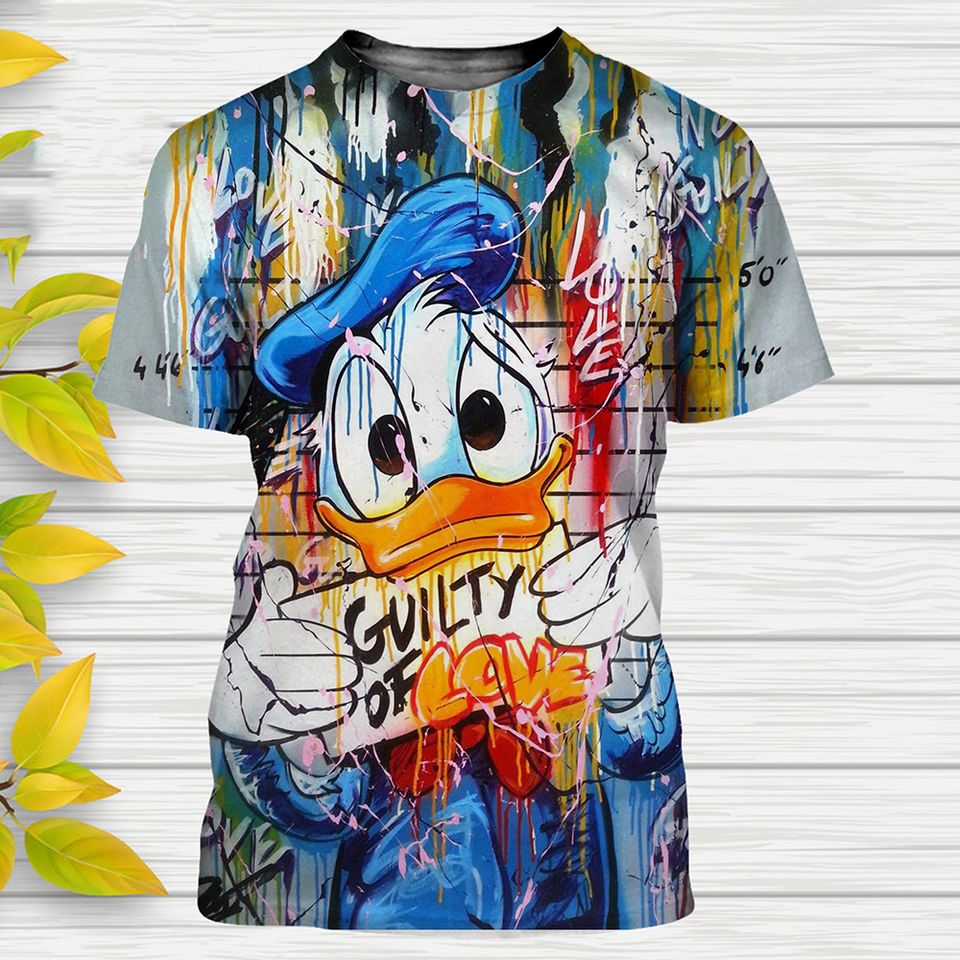 Donald Duck Disney Shirt, Disney 3D Printed Shirt