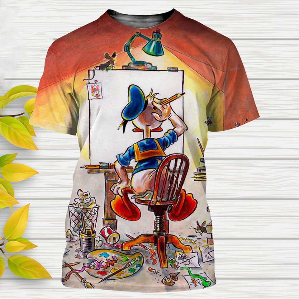 Donald Duck Disney Shirt, Disney 3D Printed Shirt