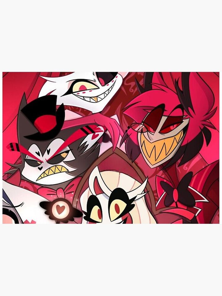 Alastor Hazbin Hotel Jigsaw Puzzle, Hazbin Hotel Fan Gift