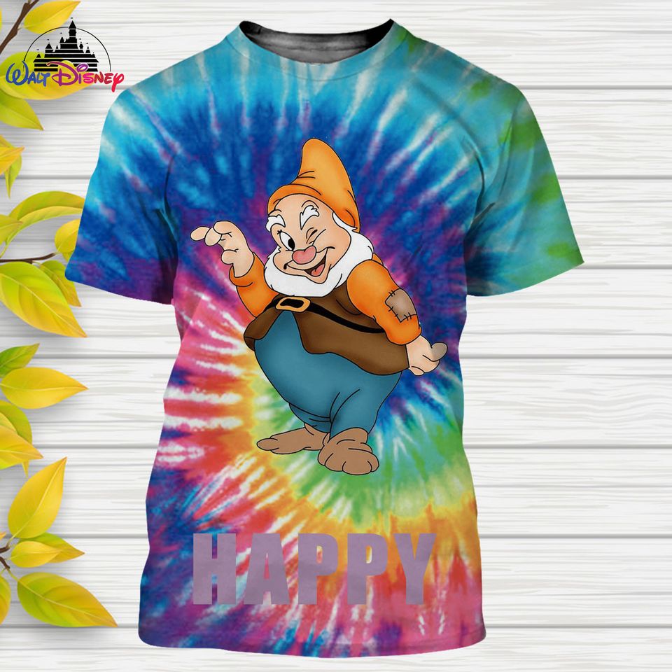 Seven Dwarfs Disney Shirt, Disney 3D Printed Shirt
