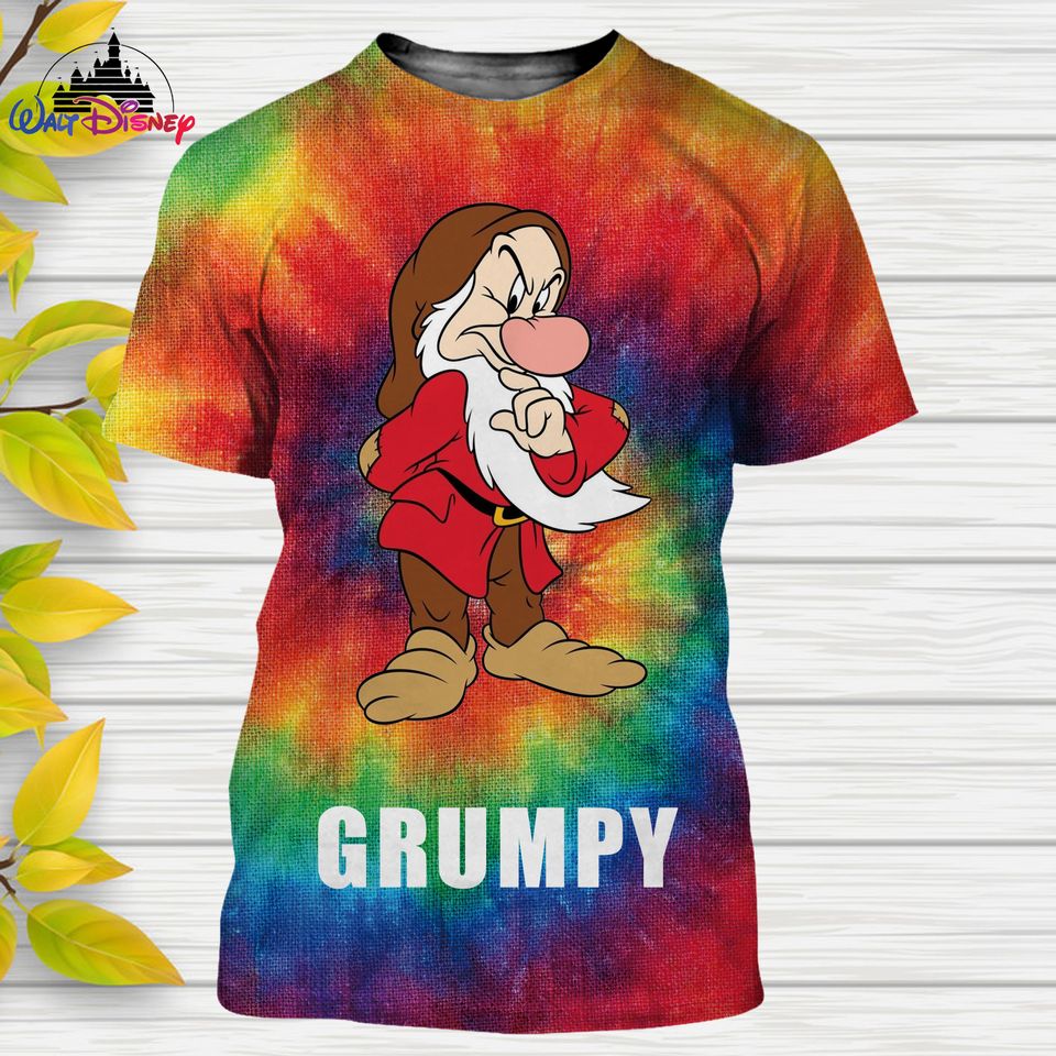 Seven Dwarfs Disney Shirt, Disney 3D Printed Shirt