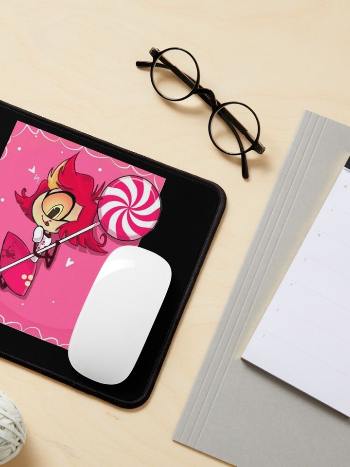 Niffty Hazbin Hotel Mouse Pad, Hazbin Hotel Decor