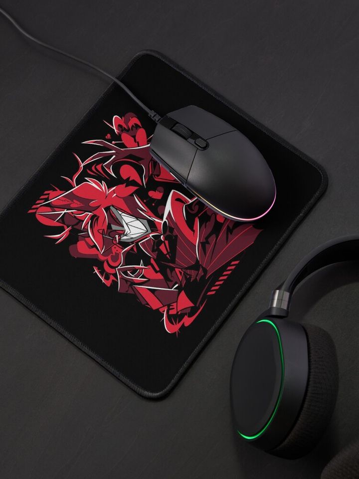 Alastor Hazbin Hotel Mouse Pad, Hazbin Hotel Decor