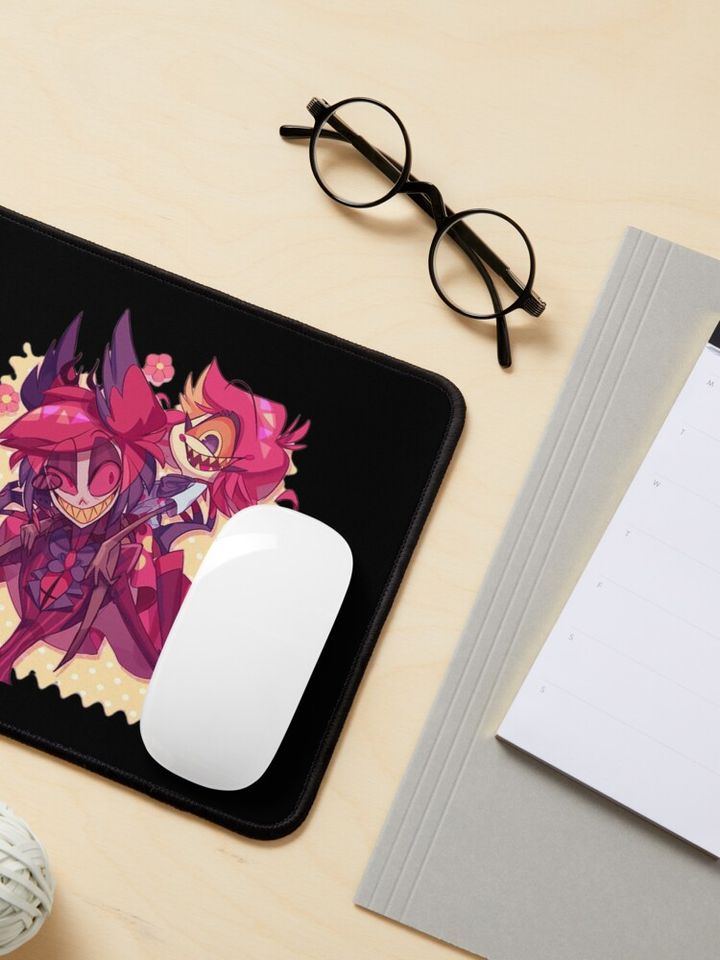 Alastor Hazbin Hotel Mouse Pad, Hazbin Hotel Decor
