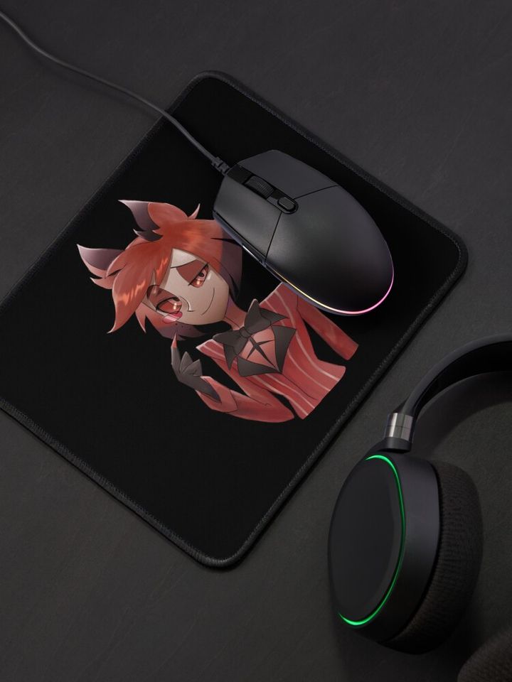 Alastor Hazbin Hotel Mouse Pad, Hazbin Hotel Decor