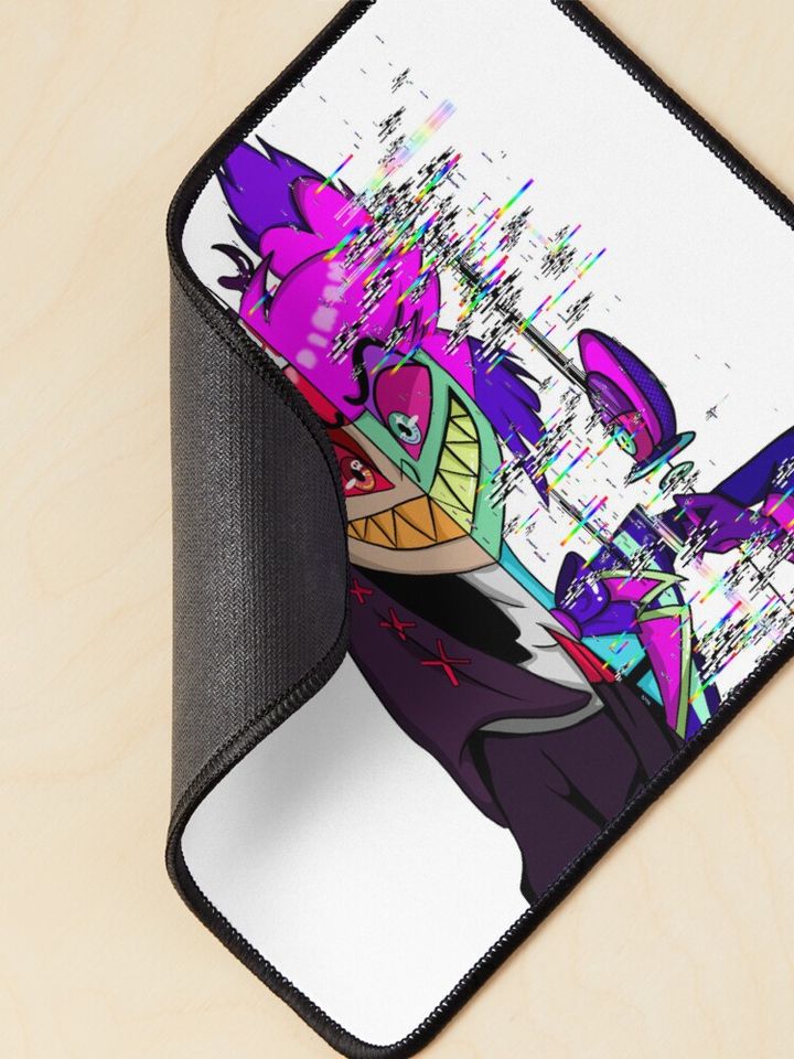 Radio Demon Hazbin Hotel Mouse Pad, Hazbin Hotel Decor