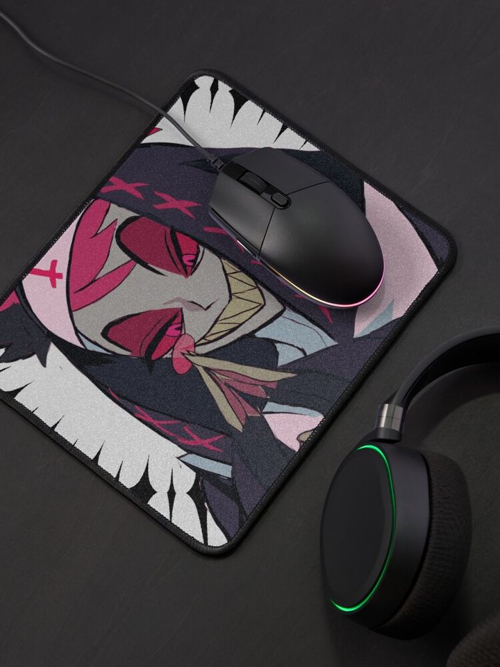 Alastor Hazbin Hotel Mouse Pad, Hazbin Hotel Decor