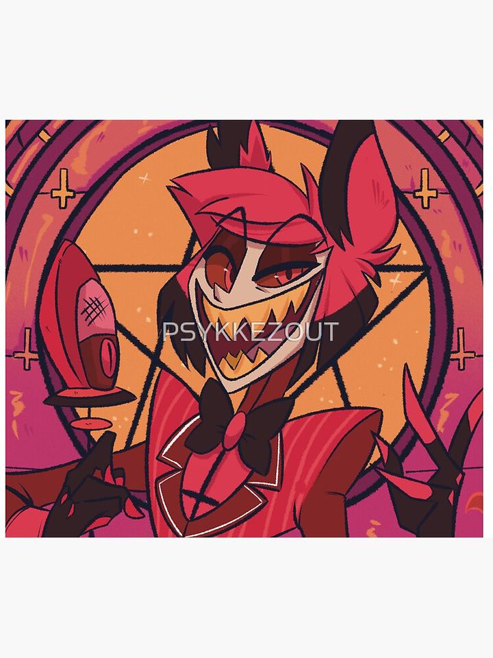Alastor Hazbin Hotel Mouse Pad, Hazbin Hotel Decor