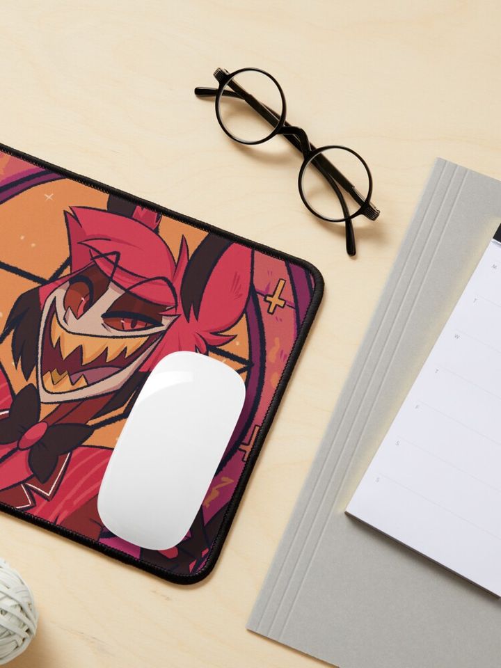 Alastor Hazbin Hotel Mouse Pad, Hazbin Hotel Decor