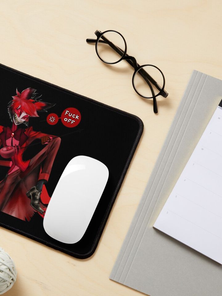 Alastor Hazbin Hotel Mouse Pad, Hazbin Hotel Decor
