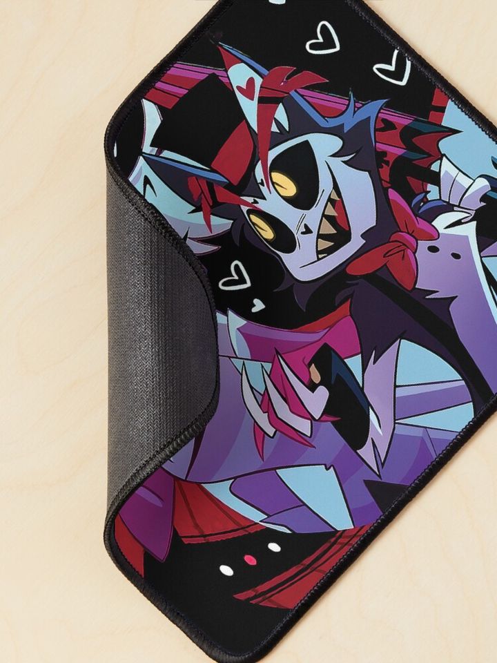 Huskerdust Hazbin Hotel Mouse Pad, Hazbin Hotel Decor