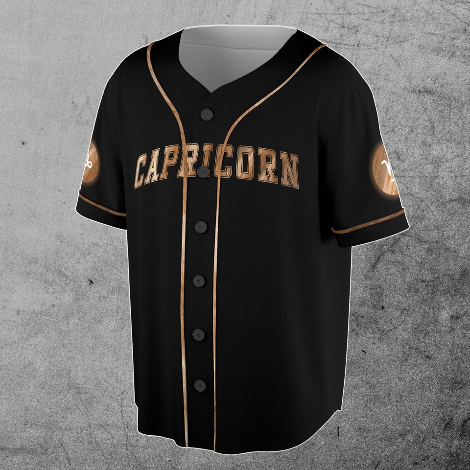 Capricorn Baseball Jersey, Zodiac Jersey, Birthday Gift