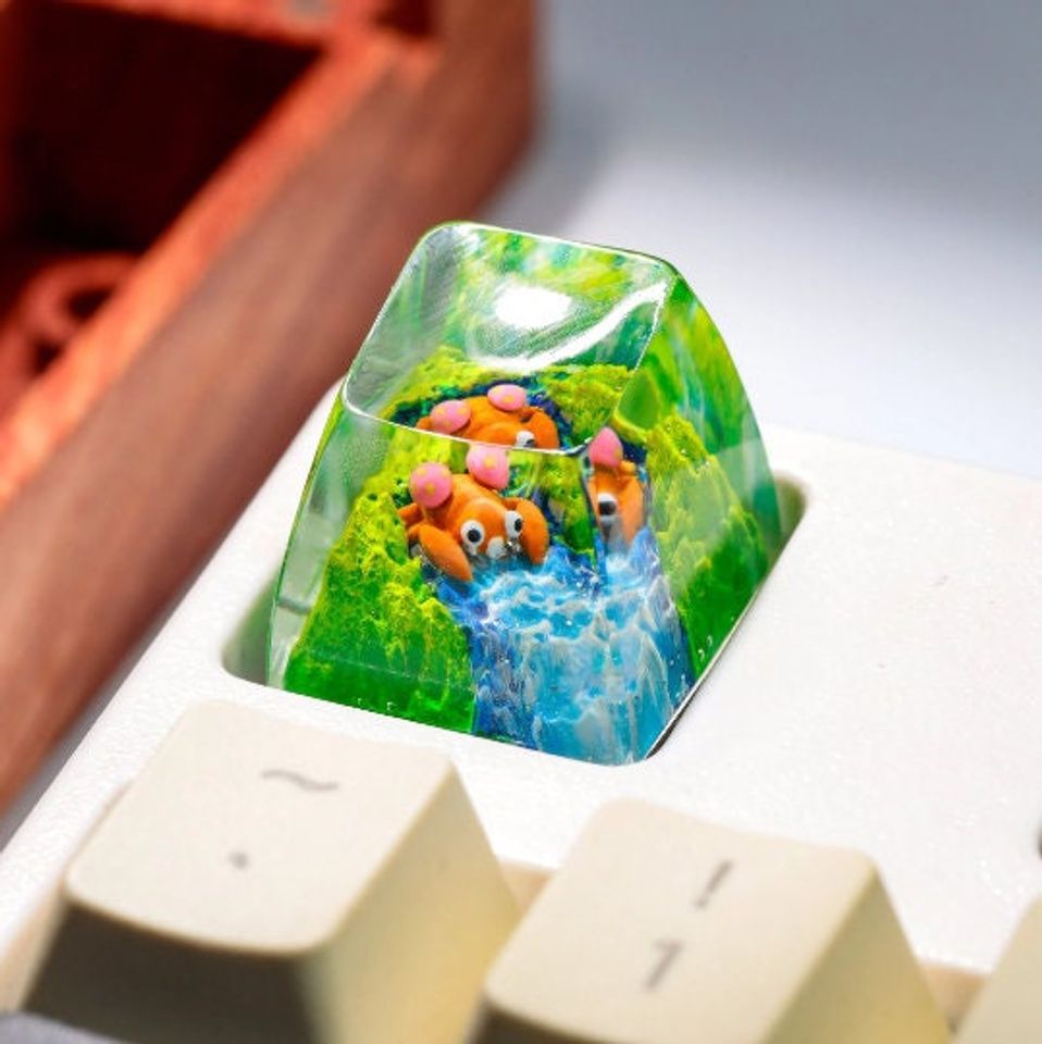Cubone PKM Artisan Keycap, Spacebar Keycap, Keycap Set, Cute Keycap