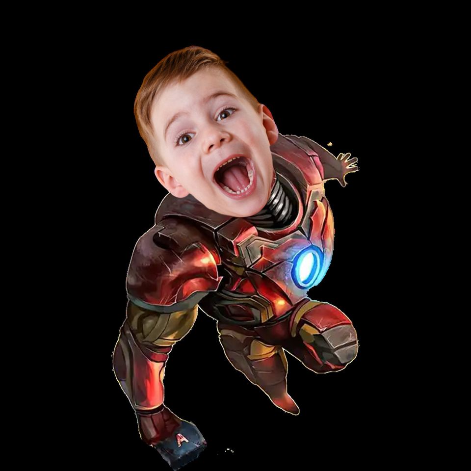 Personalized Superhero Ornament