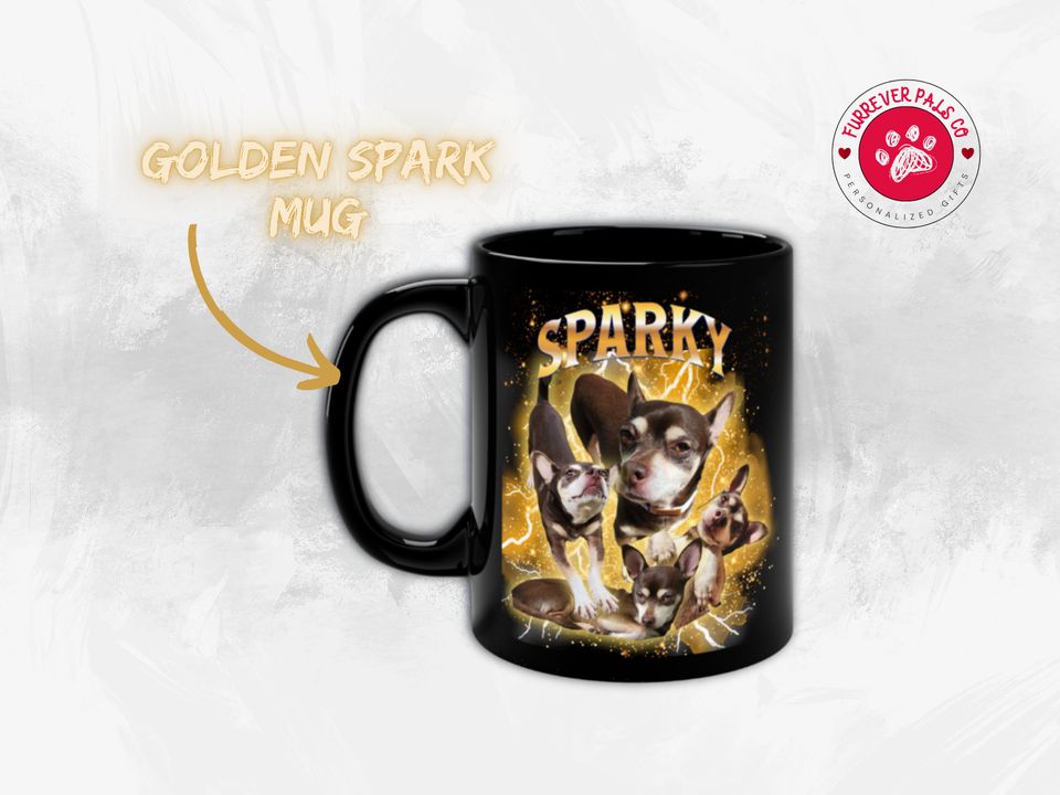 Custom Bootleg Rap Pet Mug | Vintage graphic 90's Mug | Custom Pet Mug