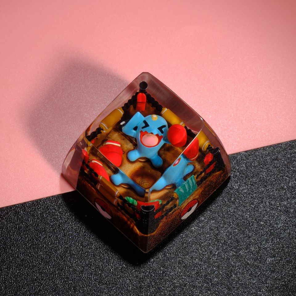 WOBBUFFET PKM Artisan Keycap, Spacebar Keycap, Keycap Set, Cute Keycap