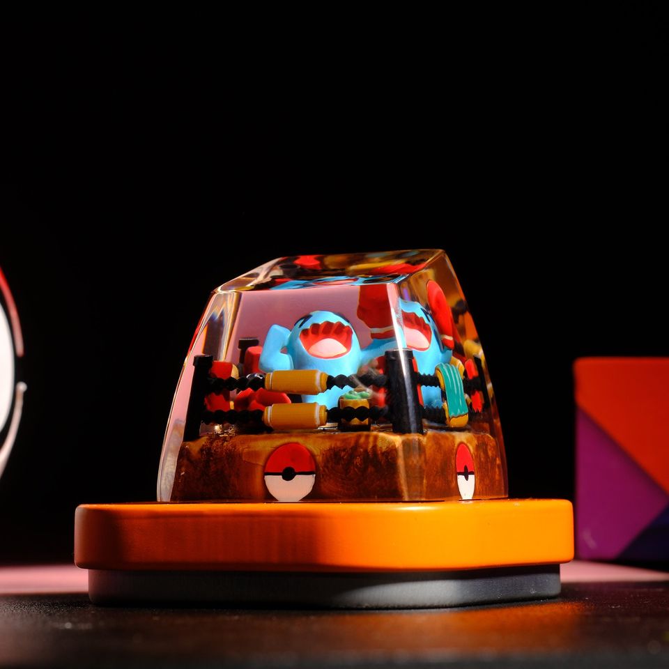 WOBBUFFET PKM Artisan Keycap, Spacebar Keycap, Keycap Set, Cute Keycap