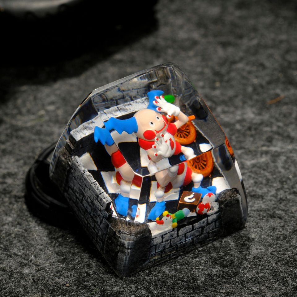 MR MIME Artisan Keycap, Spacebar Keycap, Keycap Set, Cute Keycap