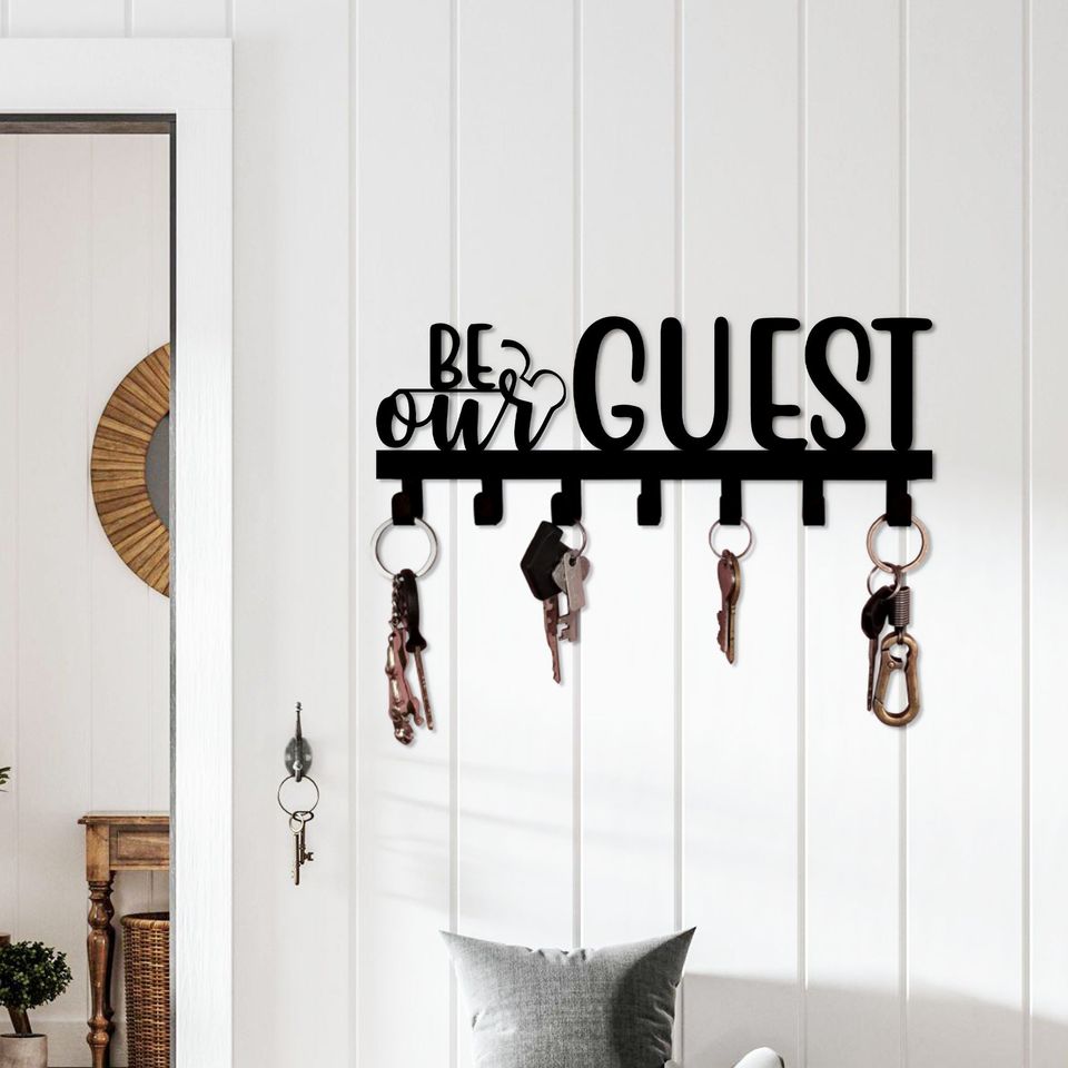 Be our Guest Key Holder, Beauty and Beast Key Holders