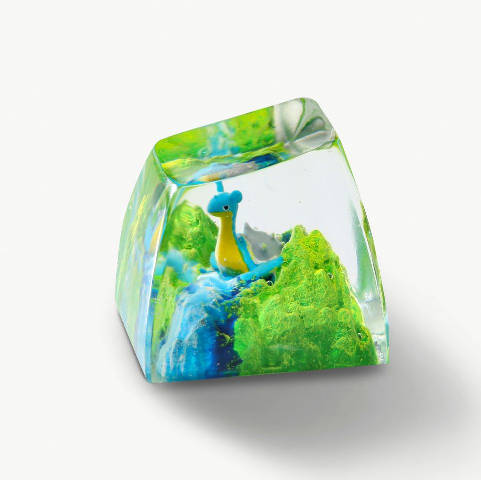 Lapras PKM Artisan Keycap, Spacebar Keycap, Keycap Set, Cute Keycap