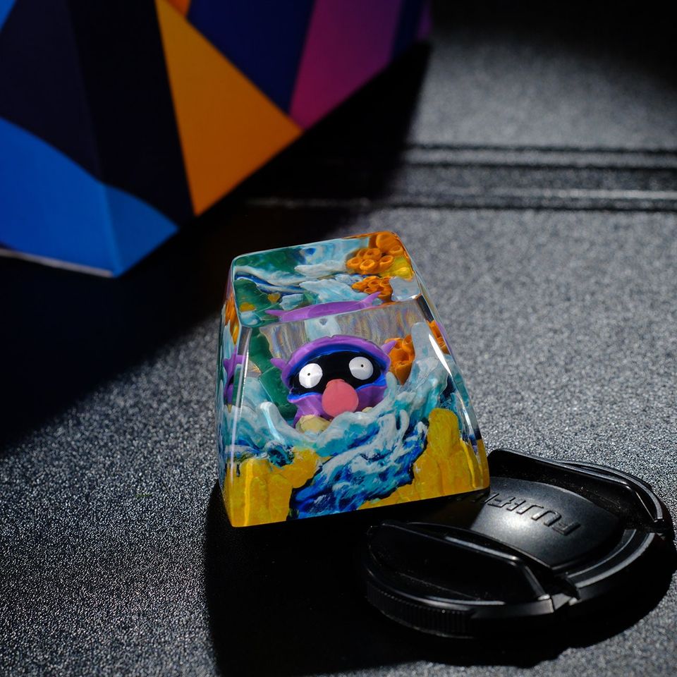 SHELLDER PKM Artisan Keycap, Spacebar Keycap, Keycap Set, Cute Keycap