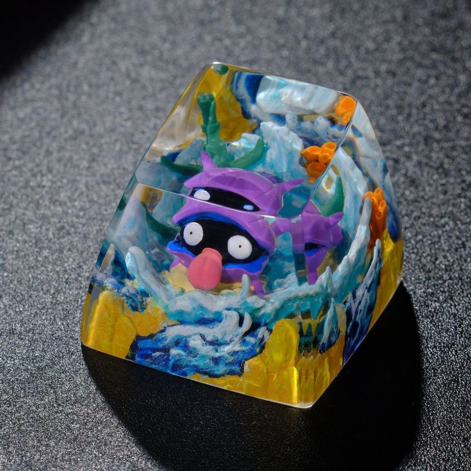 SHELLDER PKM Artisan Keycap, Spacebar Keycap, Keycap Set, Cute Keycap