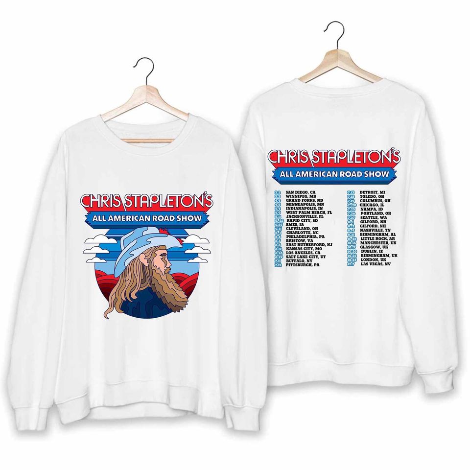 Chris Stapleton All American Road Show 2024 Tour Shirt