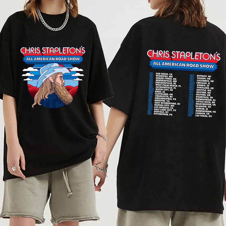Chris Stapleton All American Road Show 2024 Tour Shirt