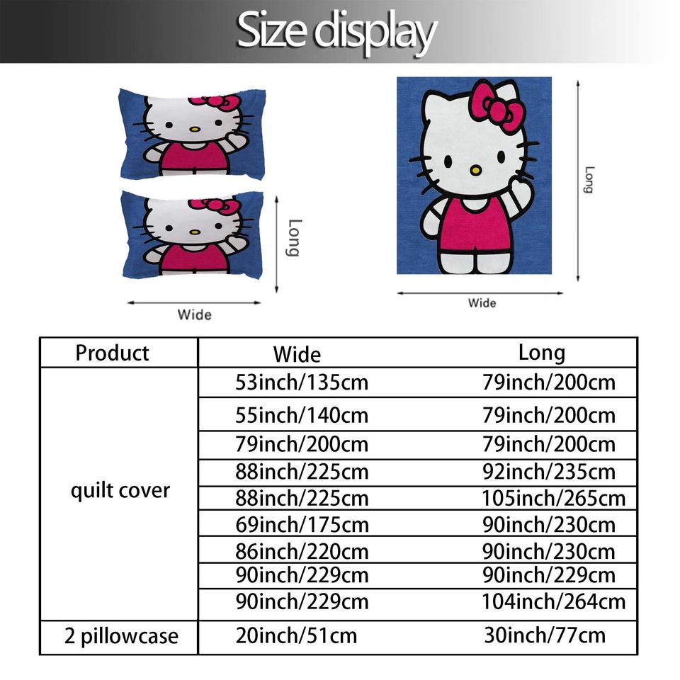 Christmas Hello Kitty Bedding Set.