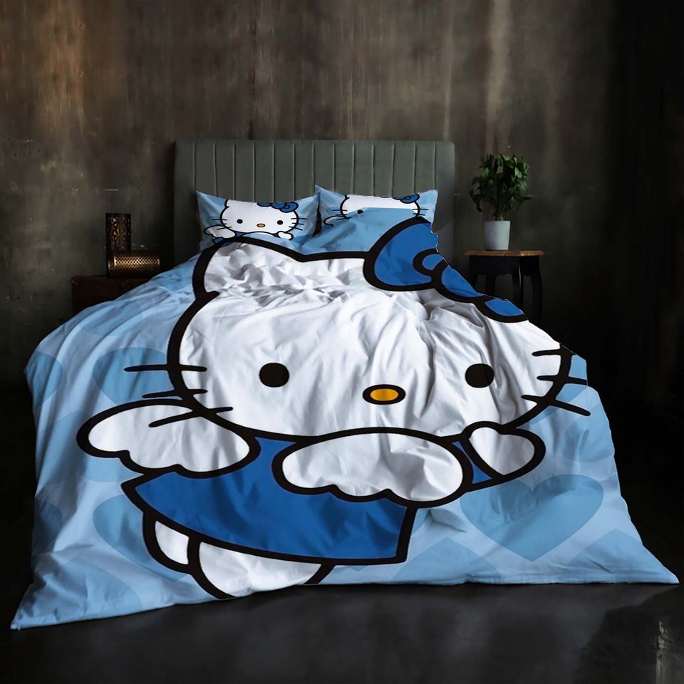 Christmas Hello Kitty Bedding Set.