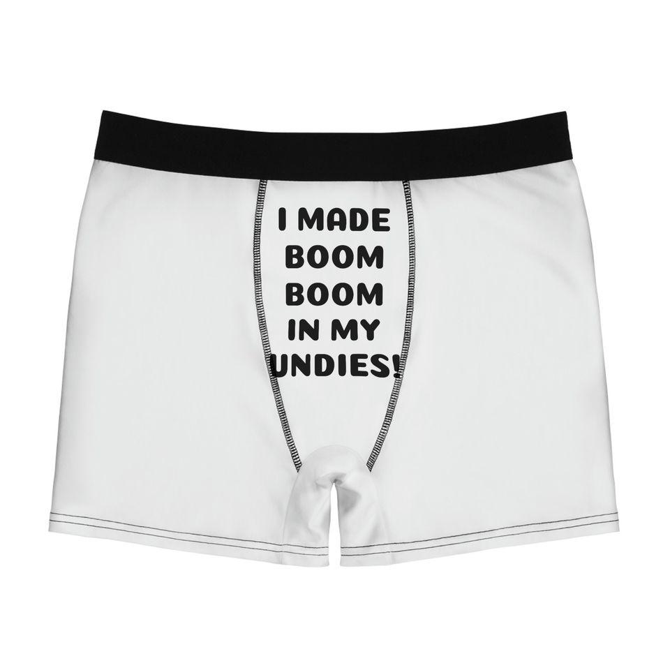 I Made Boom Boom, Toxic Waste, gag, Men's Boxer Briefs
