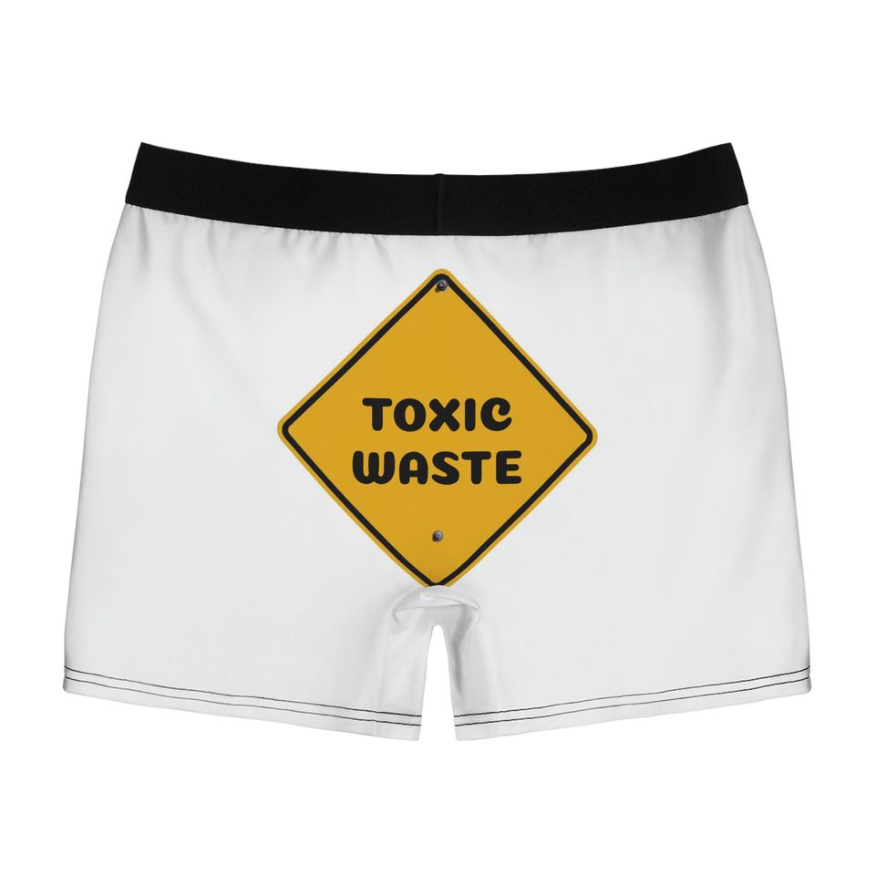 I Made Boom Boom, Toxic Waste, gag, Men's Boxer Briefs