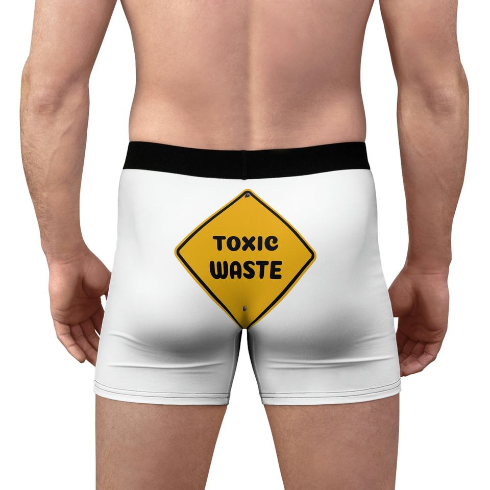 I Made Boom Boom, Toxic Waste, gag, Men's Boxer Briefs