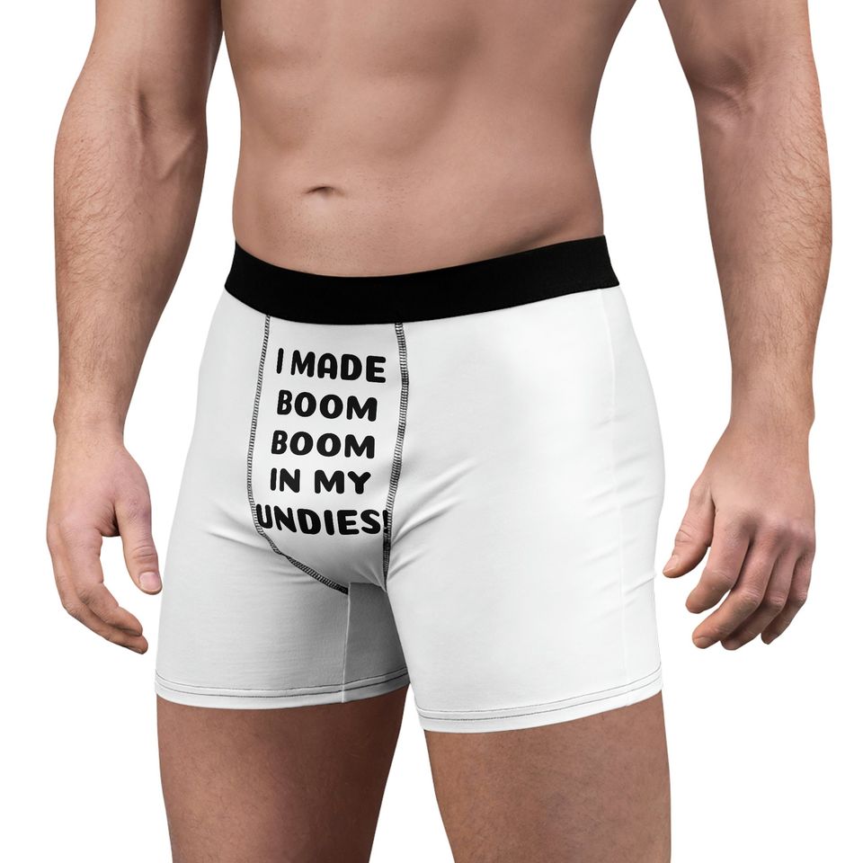 I Made Boom Boom, Toxic Waste, gag, Men's Boxer Briefs