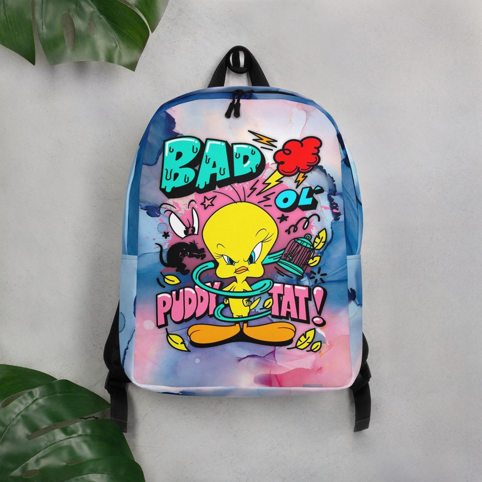 Tweety Bird Backpack, Cartoon Backpack