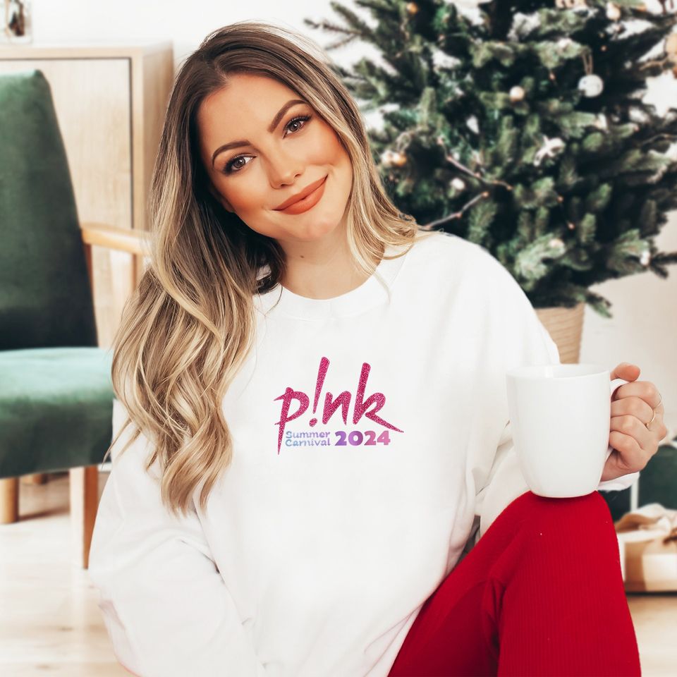 Pink Summer Tour 2024 Double Sided Sweatshirt