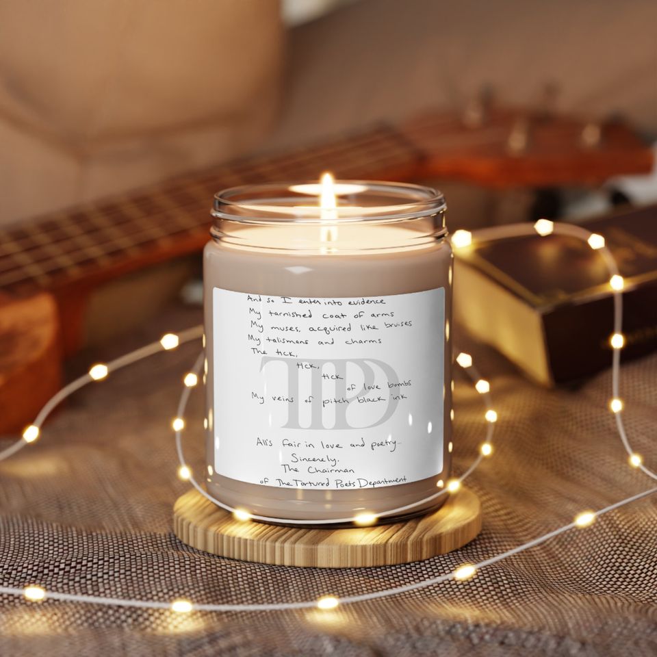 TTPD Candle, The Tortured Poets Department Candle