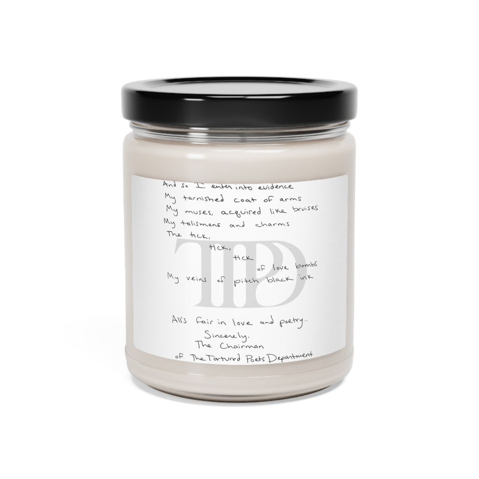 TTPD Candle, The Tortured Poets Department Candle