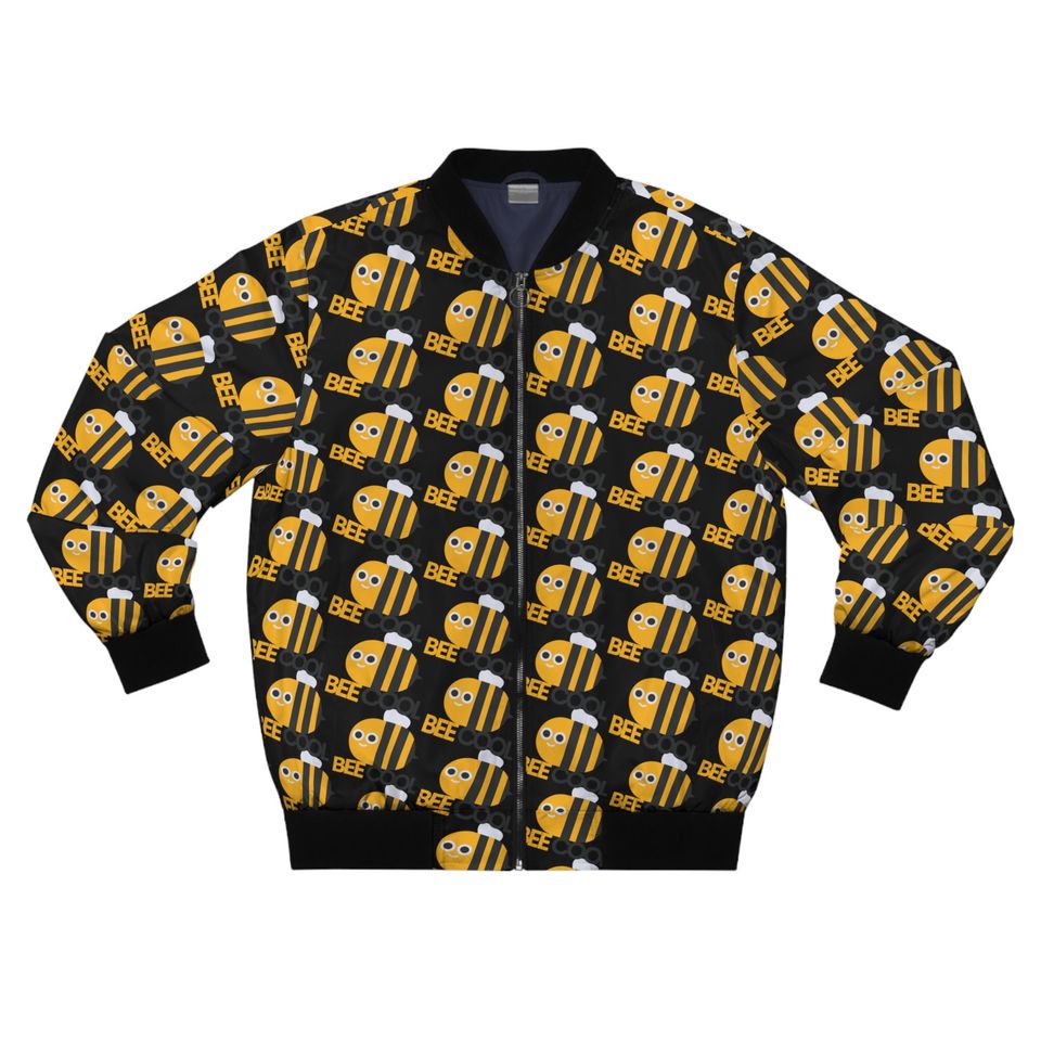 Vintage Pattern Men's Bomber Jacket, Gift For Him