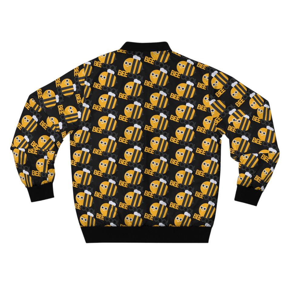 Vintage Pattern Men's Bomber Jacket, Gift For Him