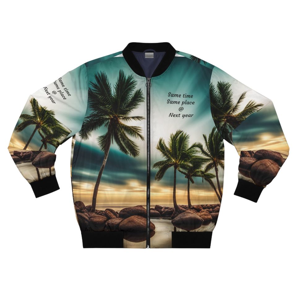 Vintage Men's Bomber Jacket, Retro Men's Bomber Jacket