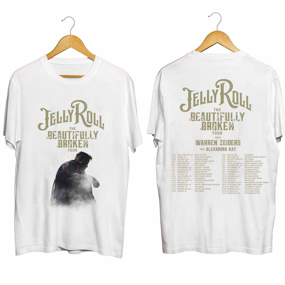 Jelly Roll The Beautifully Broken Tour 2024 Shirt, Jelly Roll Fan Shirt